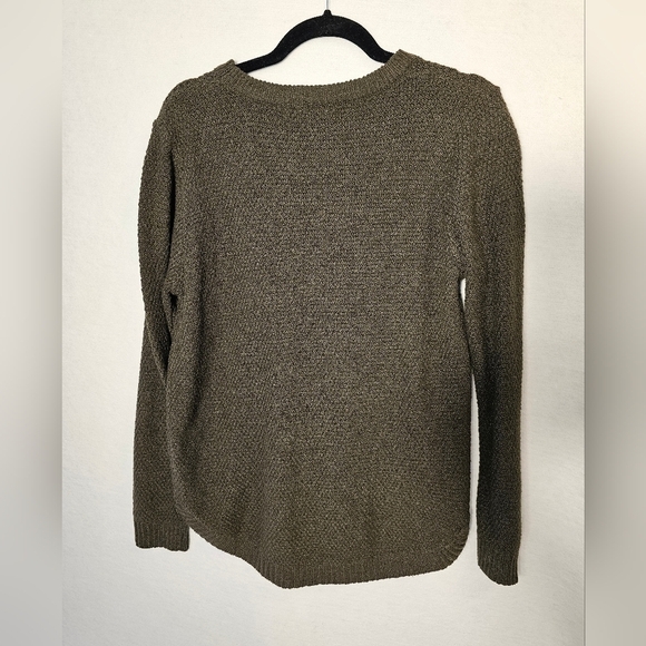 Pink Clover Textures Green Sweater Stitch Fix Women's Size Large NWOT - Picture 5 of 9